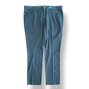 Peter‎ Millar Men’s Signature Sateen Five Pocket Pant in Navy Size 42x32
